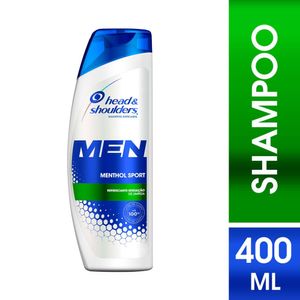 Shampoo Head e Shoulders Anticaspa Menthol Sport Men 400mL