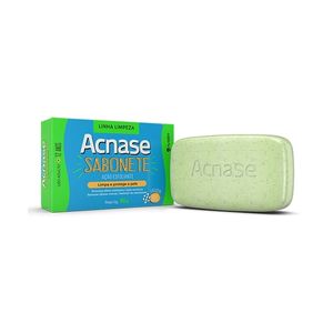 Acnase Clean Esfoliante Antiacne Facial Sabonete Barra 80g